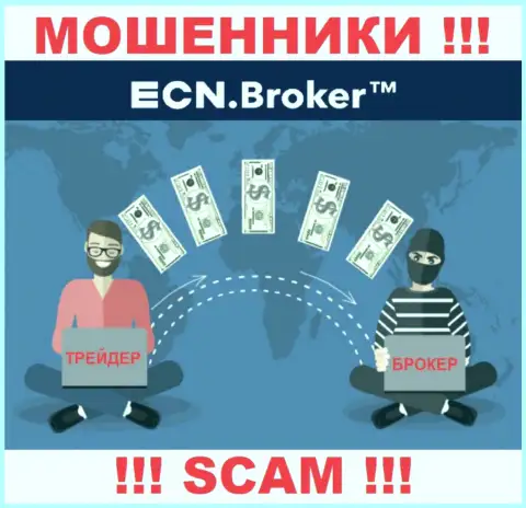 Не работайте совместно с дилинговой компанией ECN Broker - не станьте очередной жертвой их мошеннических действий