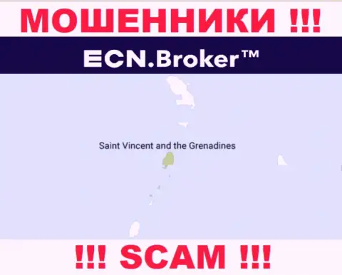Базируясь в оффшоре, на территории St. Vincent and the Grenadines, ECN Broker безнаказанно грабят клиентов