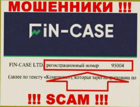 Номер регистрации организации Fin Case: 95004