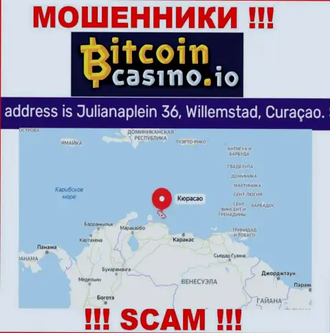 Будьте весьма внимательны - организация Bitcoin Casino скрылась в оффшорной зоне по адресу Julianaplein 36, Willemstad, Curacao и сливает лохов