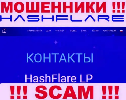 Инфа о юридическом лице интернет-мошенников ХэшФлэр Ио