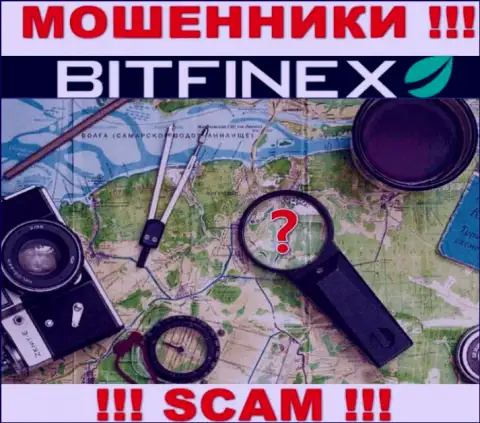 Перейдя на сайт мошенников Bitfinex, Вы не сумеете отыскать информации по поводу их юрисдикции