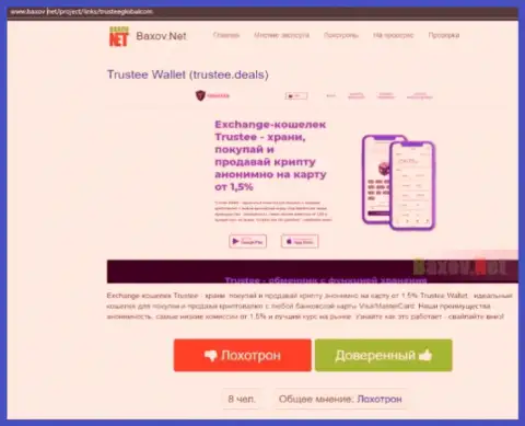 TrusteeGlobal Com - это SCAM и СЛИВ !!! (обзор компании)