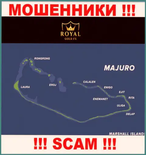 Советуем избегать сотрудничества с шулерами Royal Gold FX, Majuro, Marshall Islands - их официальное место регистрации