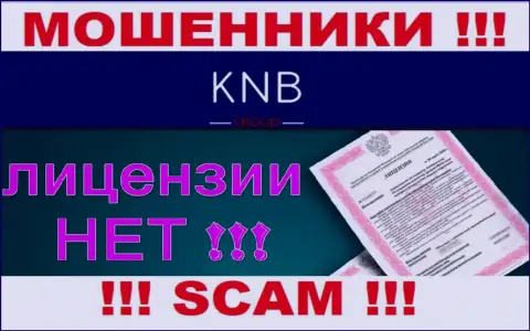 На сайте организации KNB-Group Net не предложена инфа о ее лицензии, видимо ее НЕТ