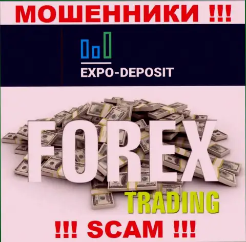 FOREX - это сфера деятельности незаконно действующей компании Экспо-Депо Ком