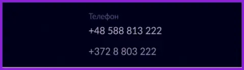 Номера телефонов криптовалютного интернет-обменника БТК Бит