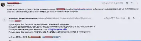Махинаторы из CityCapitalTrade лишили forex трейдера его 910 000 рублей